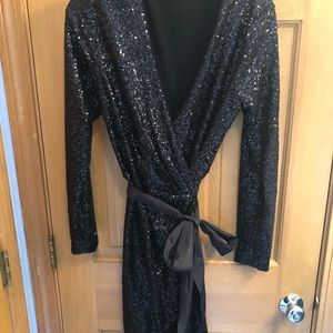 Ralph Lauren Black Wrap Dress